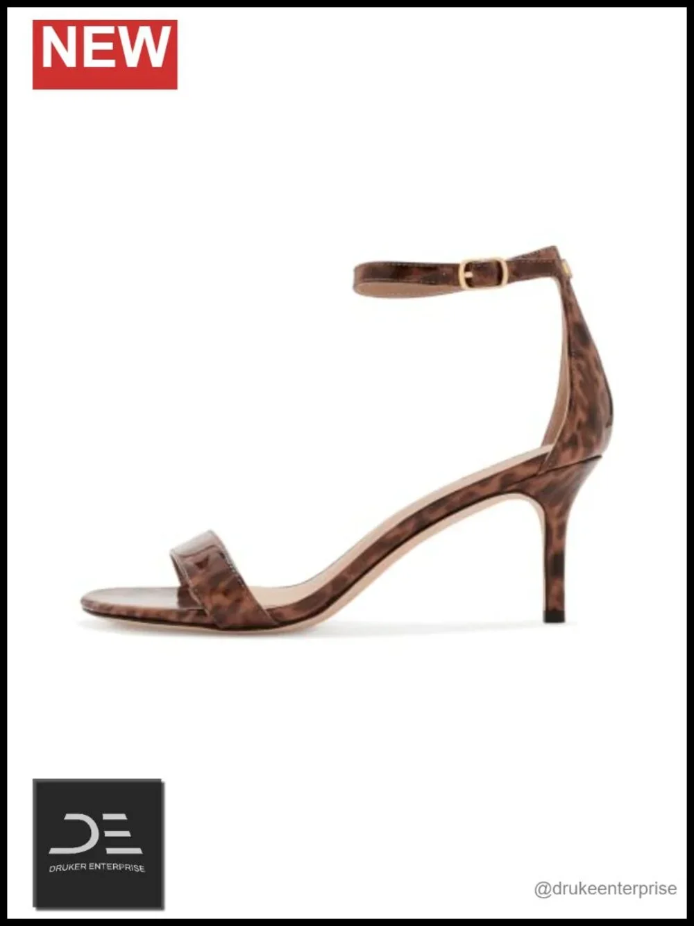 Lauren Ralph Lauren Allie Mid-heel Tortoiseshell Sandals
